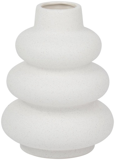 [871125224390] ARTICASA Vase Circles Ø14.5xh19cm