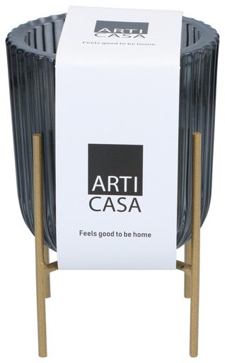 [871125224211] ARTICASA Candle Holder Frame Ø9xh9.5cm