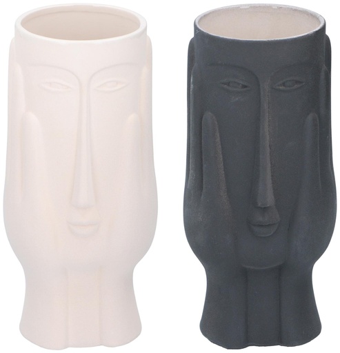 [871125224059] ARTICASA Head Vase Large 13.5x12x28.5cm