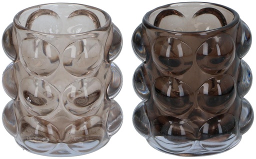 [871125200807] ARTICASA Bubbly Candle Holder Ø8.5x9.5cm