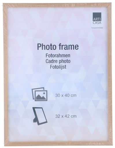 [871125200295] ARTICASA Photo Frame Wood 32x42cm