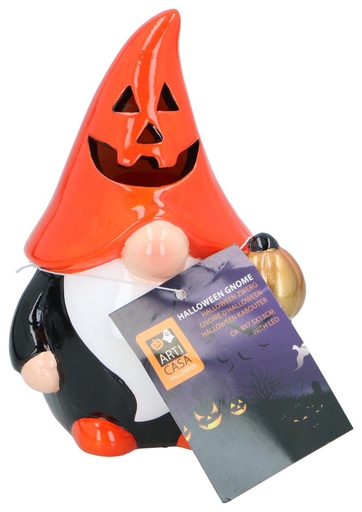 [871125257438] ARTICASA Halloween Gnome With LED Lighting
