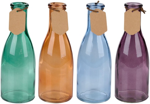 [871125256992] ARTICASA Vase Bottle Ø6.5x18.5cm