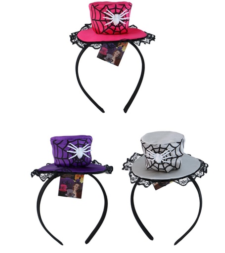 [871125213998] ARTICASA Halloween Hat Spiderweb Headband