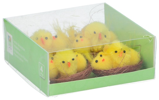 [871125250043] ARTICASA Easter Chick Nest Decoration