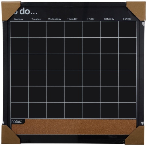 [871125255615] ARTICASA Chalk Planning Board 56x56cm