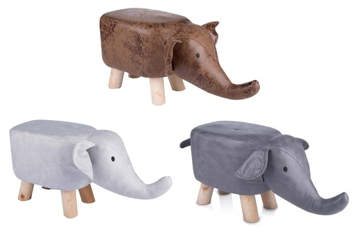 [871125226952] ARTICASA Chair Decoration Elephant 58x22.5x27cm