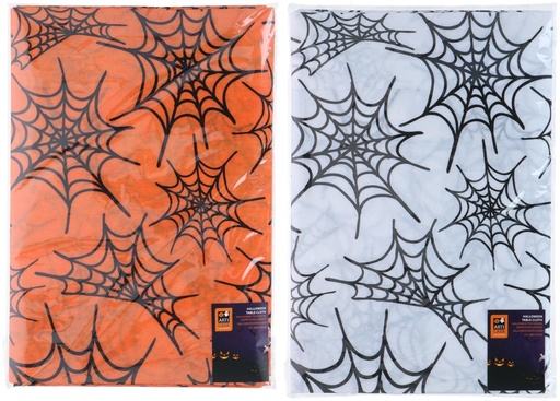 [871125257348] ARTICASA Tablecloth Halloween Spiderweb 18x13.7cm