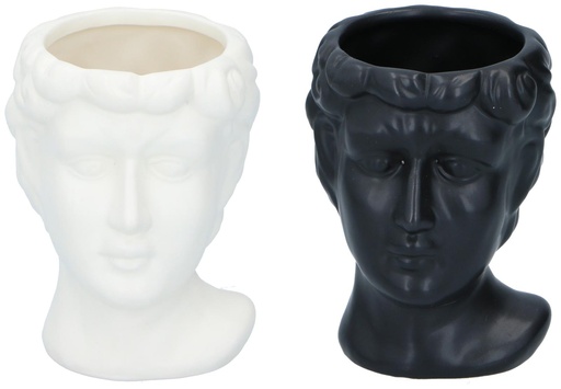 [871125224058] ARTICASA Head Vase Decorative 10x9.5x12.5cm