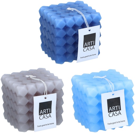 [871125224105] ARTICASA Candle Cube 8x8x8cm