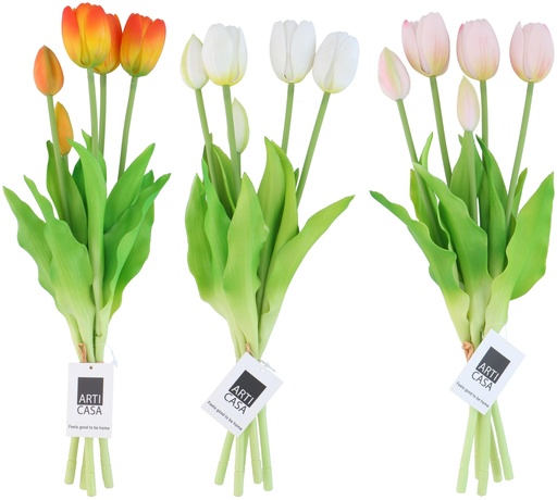 [871125233554] ARTICASA Decorative Tulip Bouquet 37cm