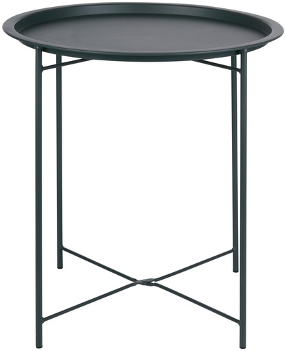 [871125244051] ARTICASA Round Side Table Ø46xh50cm Black