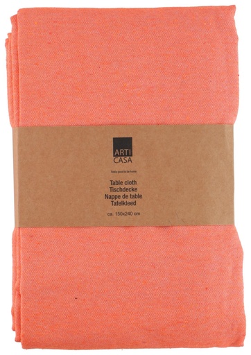 [871125234221] ARTICASA Table Cloth Orange 150x240cm