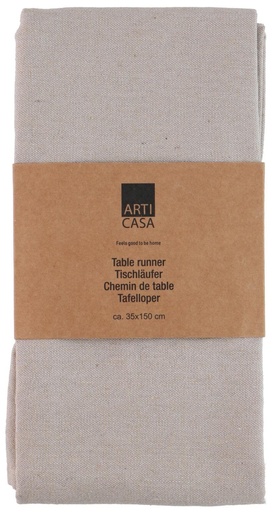 [871125233161] ARTICASA Table Runner Beige 35x150cm
