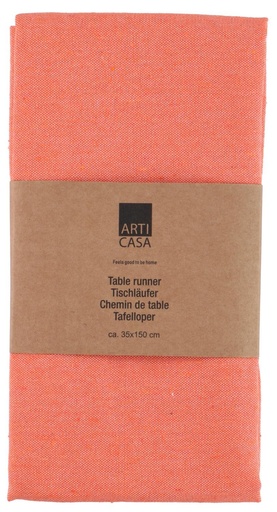 [871125234592] ARTICASA Table Runner Orange 35x150cm