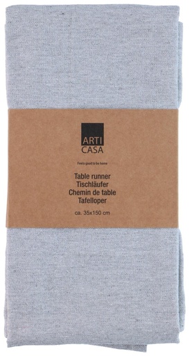 [871125233163] ARTICASA Table Runner Grey 35x150cm