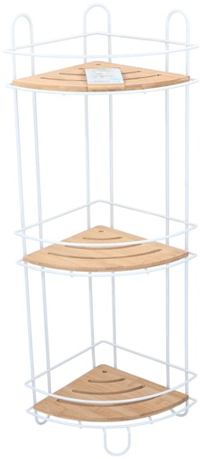 [871125218091] BATH & SHOWER Bathroom Corner Rack 3-Tier