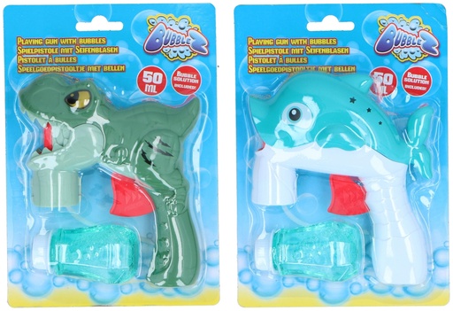 [871125250039] BUBBLEZ Playing Gun with Bubbles 2-in-1 35ml