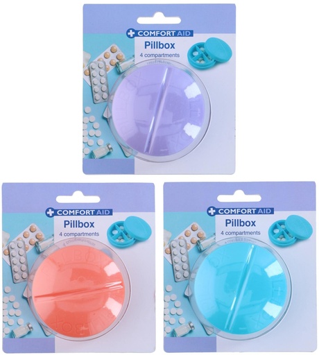 [871125257144] COMFORT AID Round Pill Box Ø6.6cm