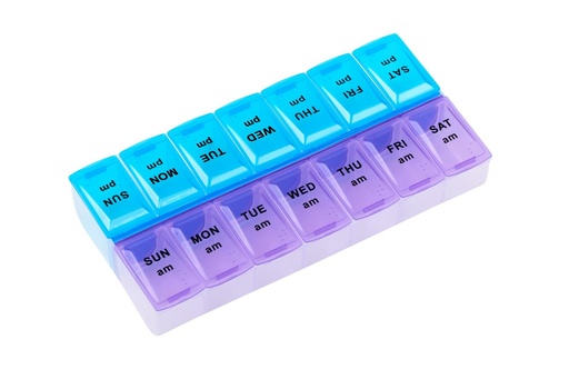 [871125225889] COMFORT AID Pill Box 7 Days 18.3x9.3x3.3cm