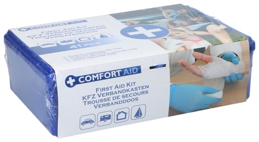 [871125257069] COMFORT AID First Aid Kit 41-Piece DIN 13164