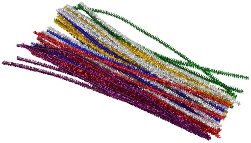 [871125205852] CRAFT Chenille Glitter Pipe Cleaners 30cm