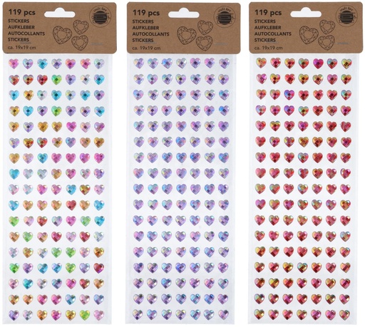 [871125255740] CRAFT Heart Stickers For Craft Projects