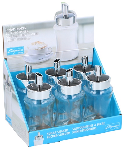 [871125247450] CUISINE ELEGANCE Sugar Shaker D7x14.5cm