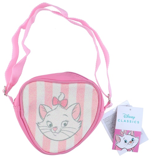 [844548424722] DISNEY Pink Heart-Shaped Kids Shoulder Bag