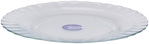 [355019040113] DURALEX Durable transparent glass dinner plate