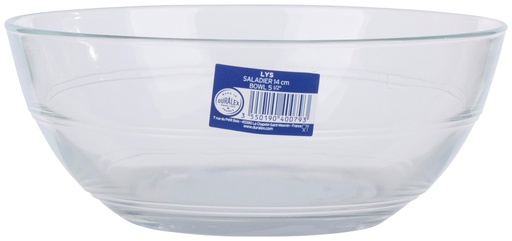 [355019040079] DURALEX Clear glass salad bowl Ø14cm