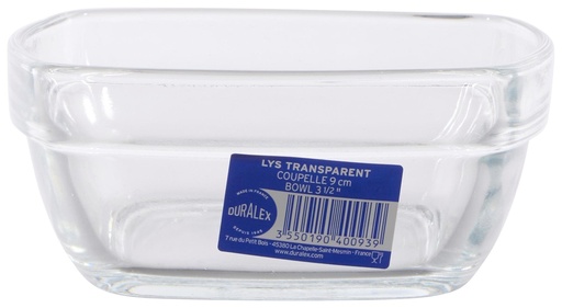 [355019040093] DURALEX Glass Bowl Lys 9cm