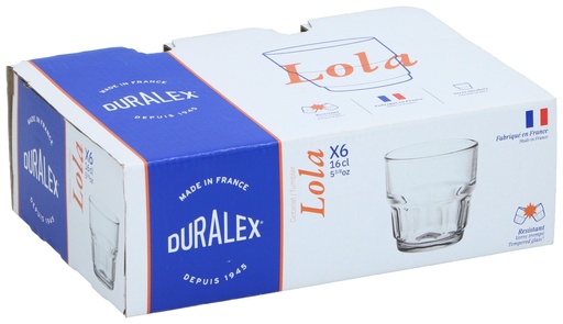 [355019050054] DURALEX Drinking Glass Lola 160ml
