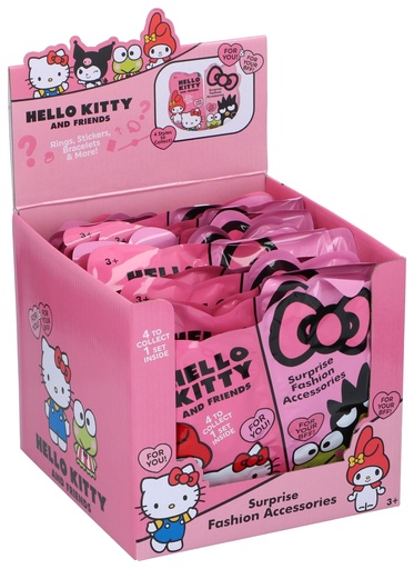 [506057354968] HELLO KITTY Surprise Fashion Accessories 4 Assorted