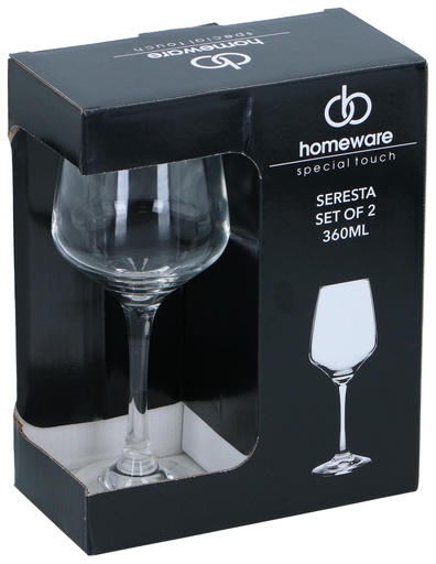 [584456545229] HOMEWARE Drinking Glass Seresta 360ml