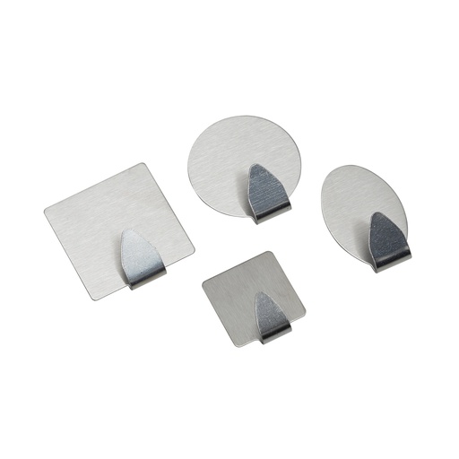 [871125299539] HOOKS & CO Wall Hook Self-Adhesive Stainless Steel