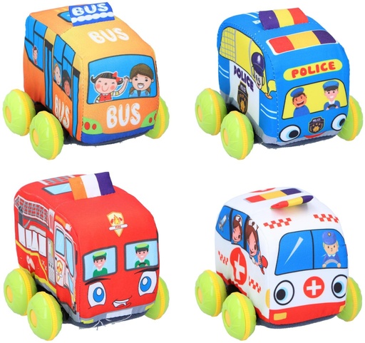 [871125226692] LET'S PLAY Baby Soft Car Toy