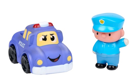 [871125200642] LET'S PLAY Police Car and Doll Toy