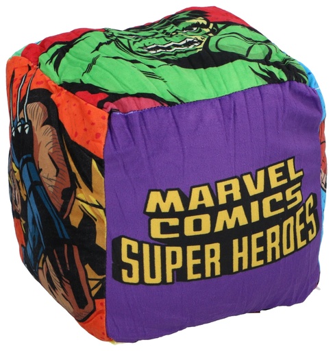 [843574691211] MARVEL Comics Super Heroes Cube Cushion