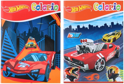 [871125245076] MATTEL Hot Wheels Colouring Book A4 32 Pages