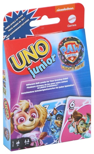 [019473517080] MATTEL UNO Junior Paw Patrol Card Game