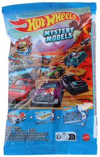 [871125256134] MATTEL Mystery Model Car with Sticker
