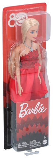 [019473531120] MATTEL Fashion Doll in Red Dress