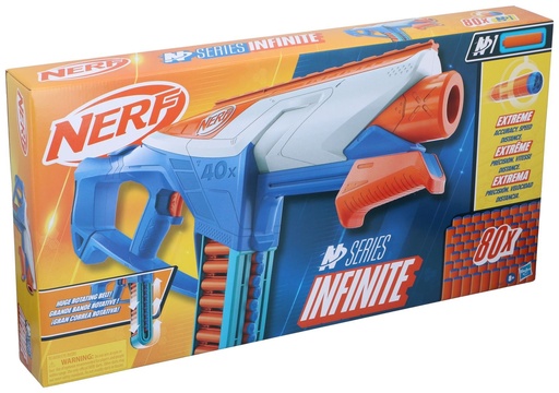 [019516626446] NERF N-Series Infinite Blaster with 80 Darts
