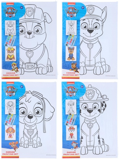 [871185131501] NICKELODEON Canvas Painting Set for Kids 14pcs