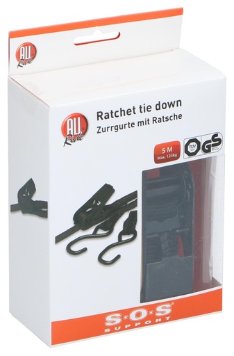 [871125299235] SOS ALL RIDE Ratchet Tie Down 5m 400kg