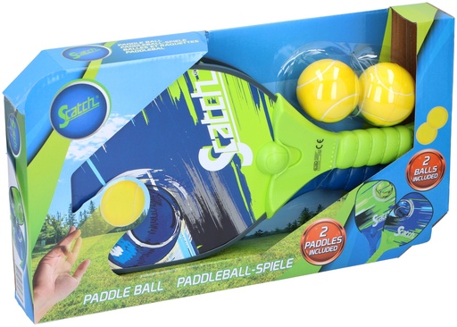[871125217267] SCATCH Paddleball Game with Rackets and Balls