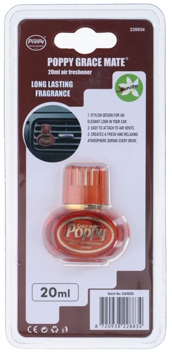 [872093822883] POPPY Air Freshener Poppy Vanilla 20ml