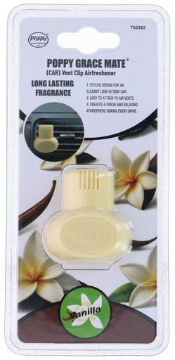 [872112970236] POPPY Air Freshener Card Vanilla