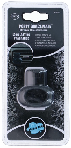 [872112970239] POPPY Air Freshener Card Frost Ice